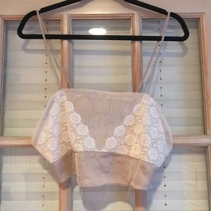 NWOT Free People Bra/ Crop Top